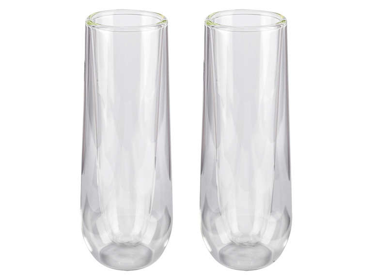 ERNESTO® Doppelwandige Gläser, 2 Stück, aus Borosilikatglas Blitzangebot