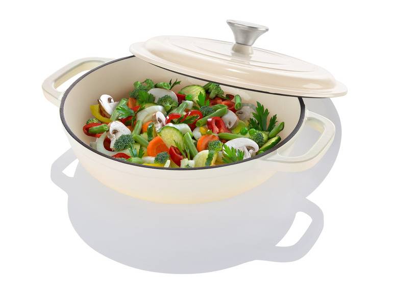 LIVARNO home Gusseisen-Servierpfanne, Ø 25 x H 6 cm Tiefpreis