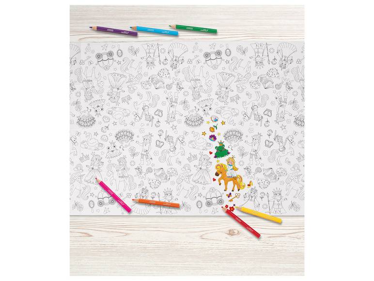 crelando® XXL-Poster \ Ausmalblock \ Sticker, inkl. 8 Mini-Buntstifte Wochenangebot