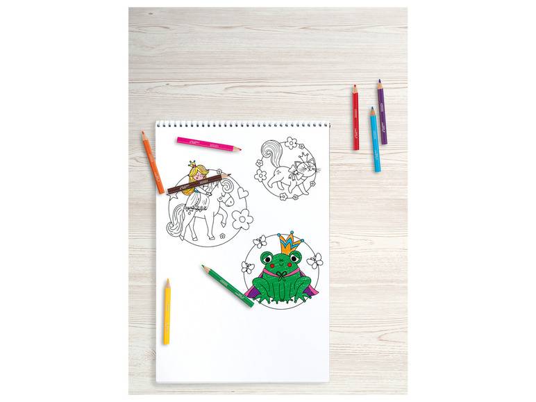 crelando® XXL-Poster \ Ausmalblock \ Sticker, inkl. 8 Mini-Buntstifte Wochenangebot