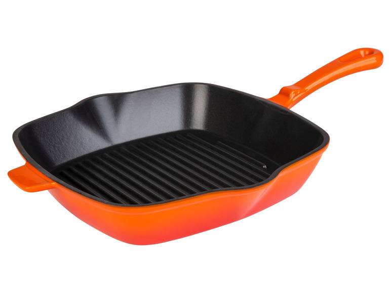 LIVARNO home Gusseisen-Grillpfanne, mit beidseitigem Ausgießer Speichern exportieren