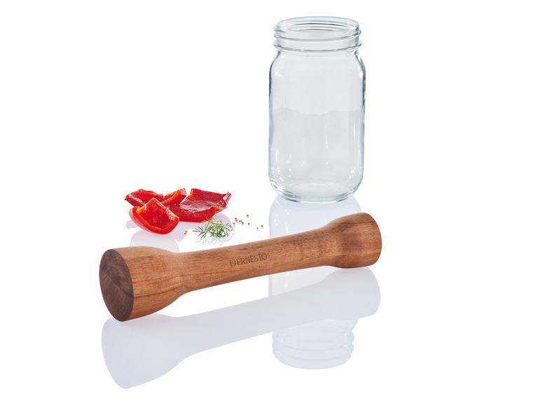 ERNESTO® Fermentier-Holzstampfer \ Fermentier-Glasgewichte Versandkostenfrei