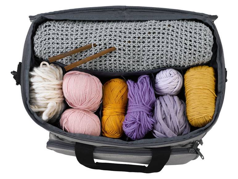 crelando® Nähmaschinen-Trolley / Strickzubehör-Tasche Weihnachtsangebot