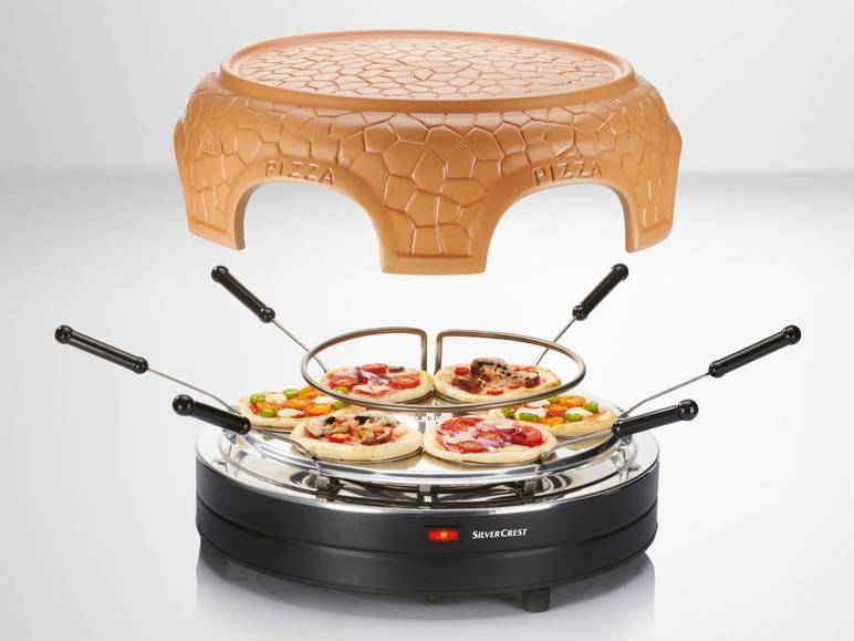 SILVERCREST® KITCHEN TOOLS Pizzaofen »SPO 910 A1«, für 6 Personen Lagerräumung