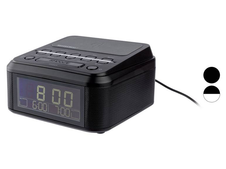 SILVERCREST® Uhrenradio, mit Qi Ladung, DAB+, Bluetooth Blitzangebot