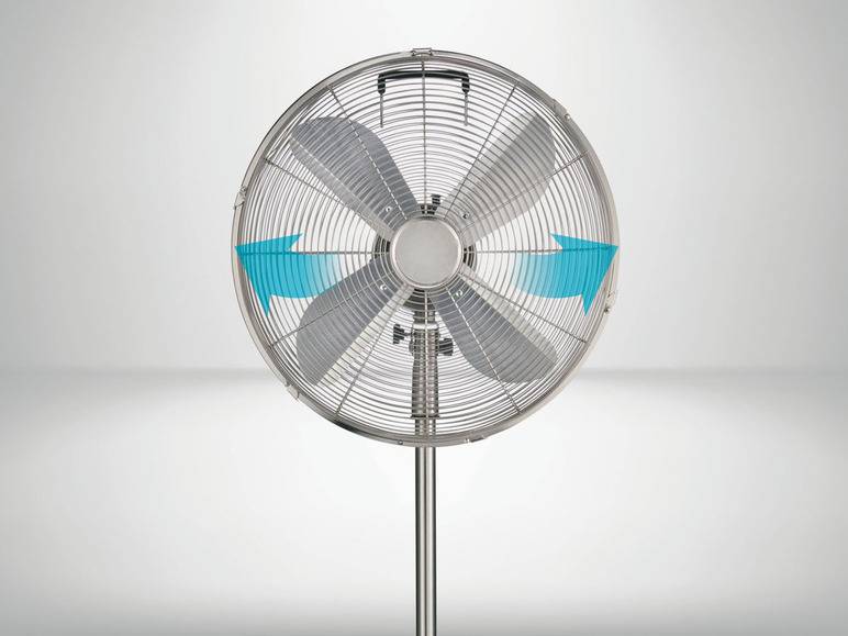 SILVERCREST® Standventilator »SSVM 40 B2«, aus Metall, mit breitem Fuß Vierteljährliche Förderung