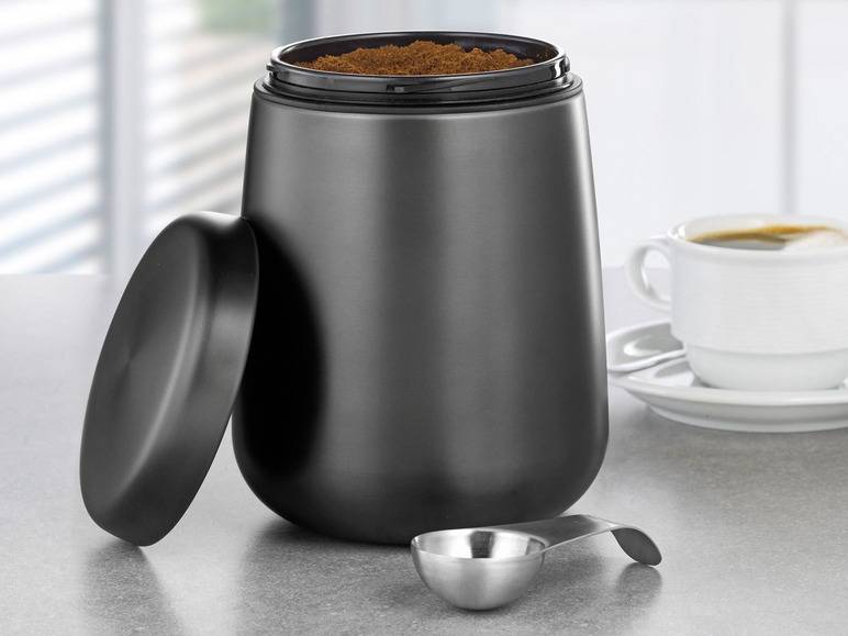 Esmeyer Kaffee-/ Vorratsdose Edelstahl inkl. Löffel im Deckel Bis zu 50% Rabatt