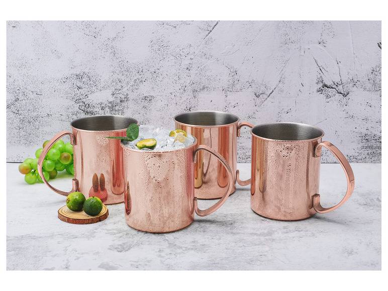 ECHTWERK Moscow Mule Becher Set aus Edelstahl Großer Ausverkauf