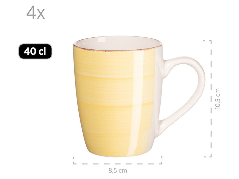 MÄSER Serie Lumaca, Kombiservice 16-tlg, Keramik Geschirr-Set Begrenztes Angebot