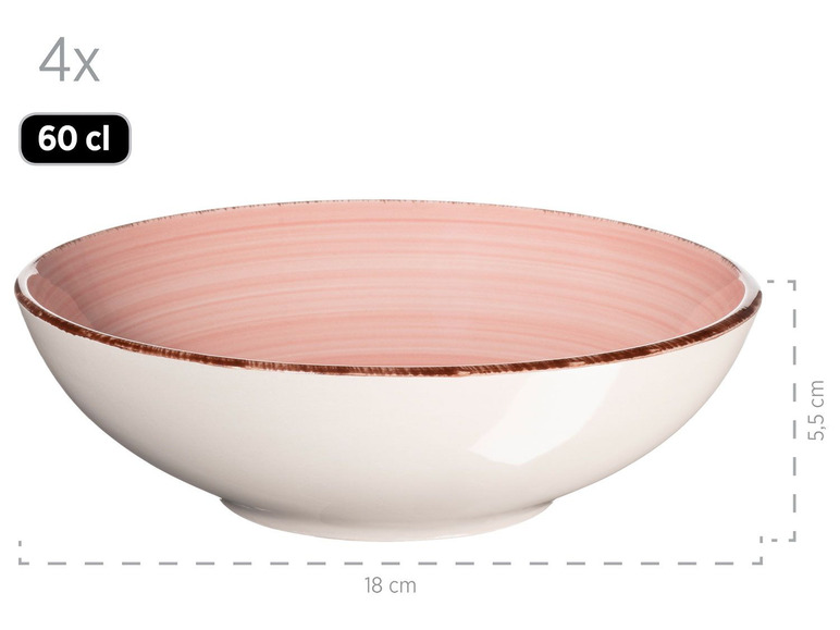 MÄSER Serie Lumaca, Kombiservice 16-tlg, Keramik Geschirr-Set Begrenztes Angebot
