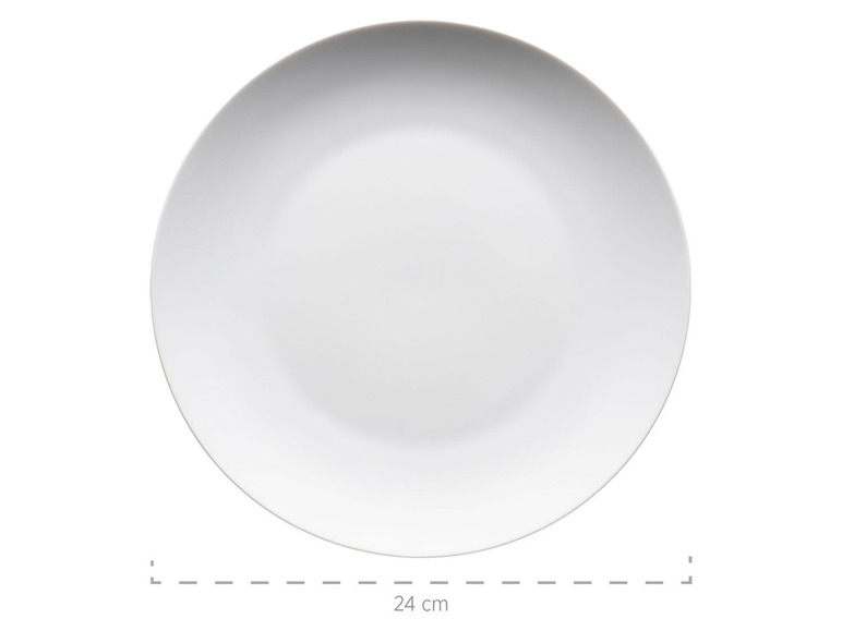 MÄSER Serie Barca, Tafelservice 12-teilig, Tellerset für 6 Personen, weiß, Porzellan Super Sparpreis
