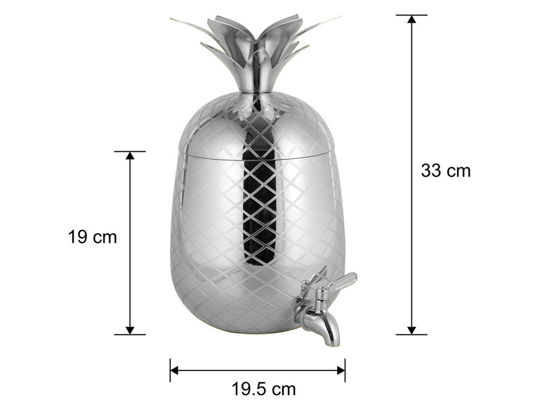 ECHTWERK Ananas Getränkespender 4,7L Zeitbegrenzte Promotion