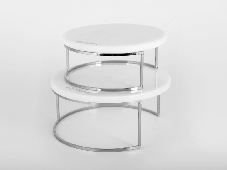 ECHTWERK Etagere Marmor, 2 stöckig, ideal zum Servieren Nur für heute