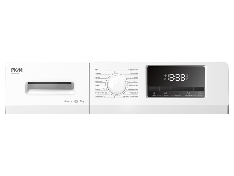 PKM Waschmaschine »WA7-1415AI«, 1400 U/Min Kostenloser Versand international