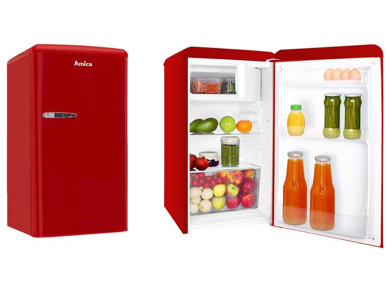 Amica Retro Kühlschrank »KSR 361 105« mit Gefrierfach Fabrikpreis