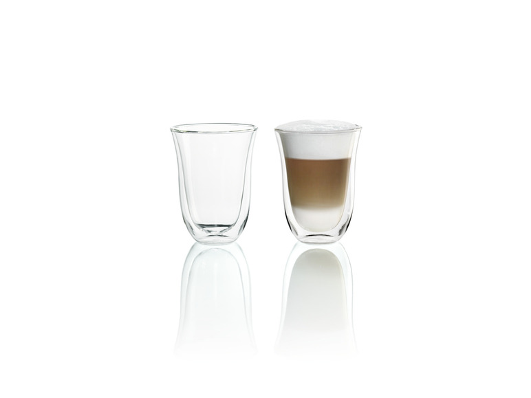 Delonghi Latte Macchiato Gläser, 220 ml, 2er Set Neuheiten