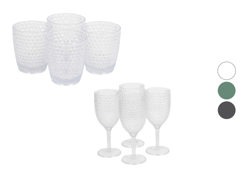 Cambridge Kunststoff Gläser 4tlg. Set Kostenlose Rückgabe