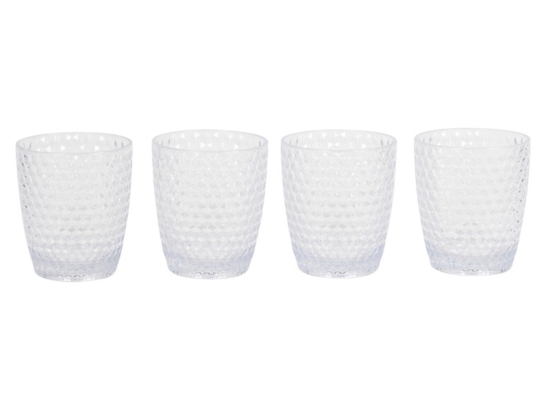 Cambridge Kunststoff Gläser 4tlg. Set Kostenlose Rückgabe