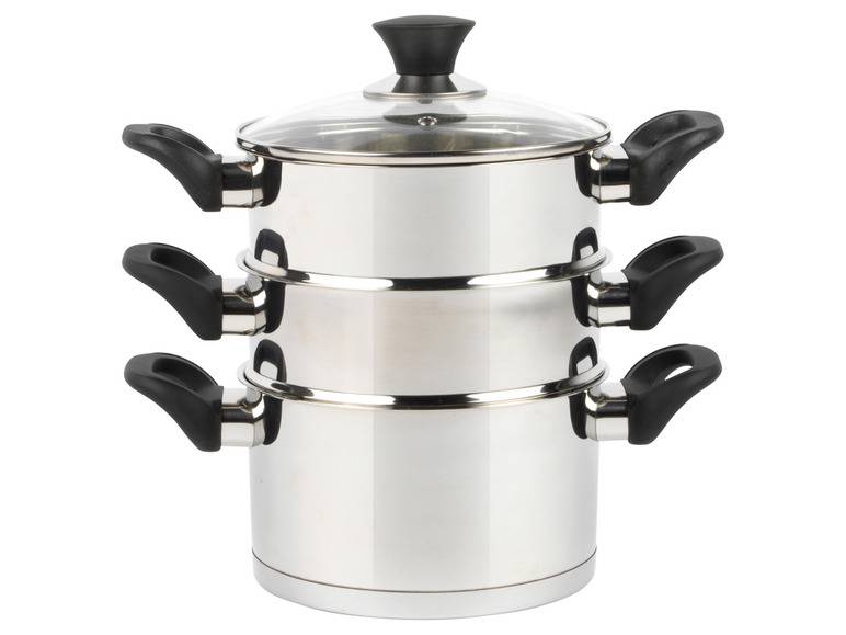Salter® Dampfgartopf-Set, 4-tlg. Ø 18 cm JETZT KAUFEN