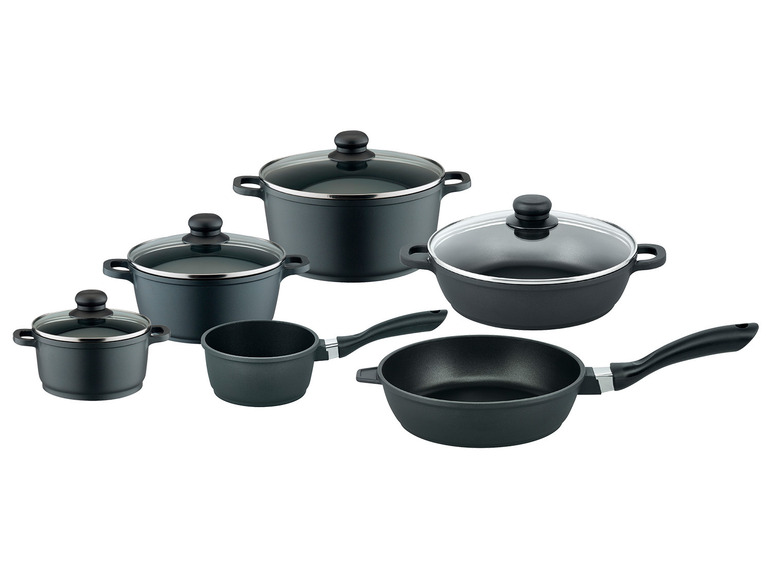 ELO Basic Topfset Black Cast Aluguss Induktion 6 teilig Riesige Rabatte