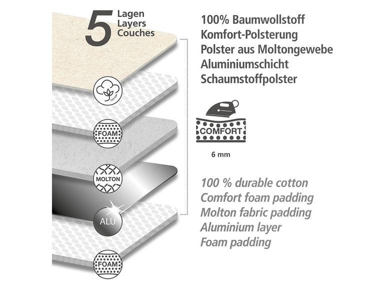 Wenko Bügeldecke »Air Comfort« Blitzbügler, dampfbügelgeeignet Günstig kaufen