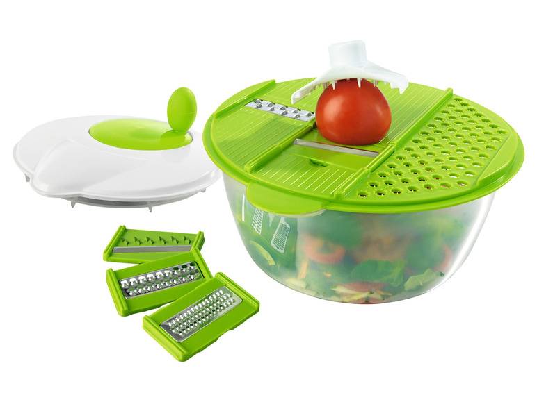 GOURMETmaxx 3-in-1-Salat-Set, 9-teilig Zeitlich begrenztes Angebot