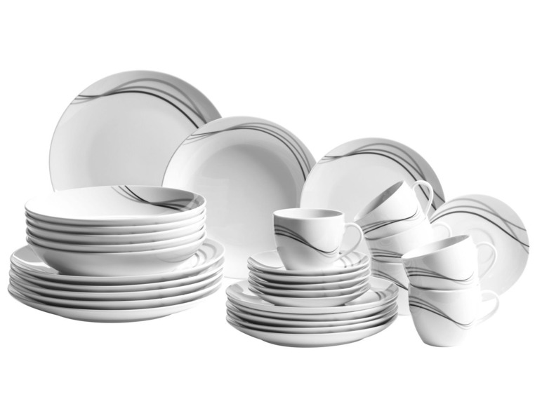 MÄSER Serie Tajo, Kombiservice 30-teilig, Geschirr-Set für 6 Personen Saisonale Angebote