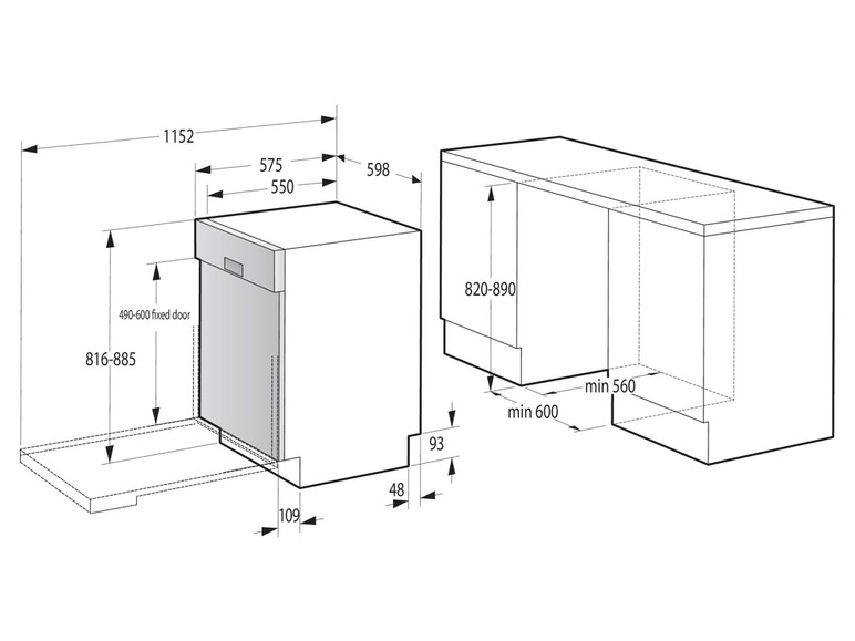 gorenje Geschirrspüler »GI642E90«, 13 Maßgedecke Zeitbegrenzte Promotion