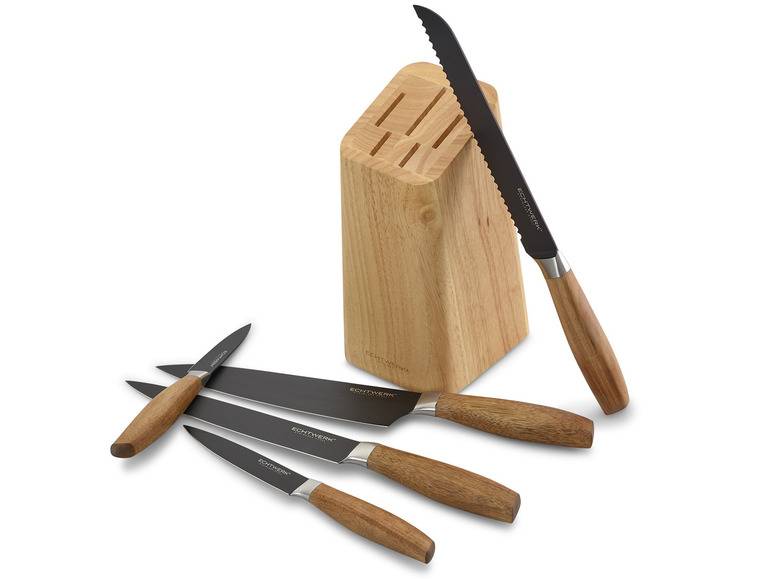 ECHTWERK Messerblock Set Classic - Black Edition, 6tlg 50% Rabatt für begrenzte Zeit