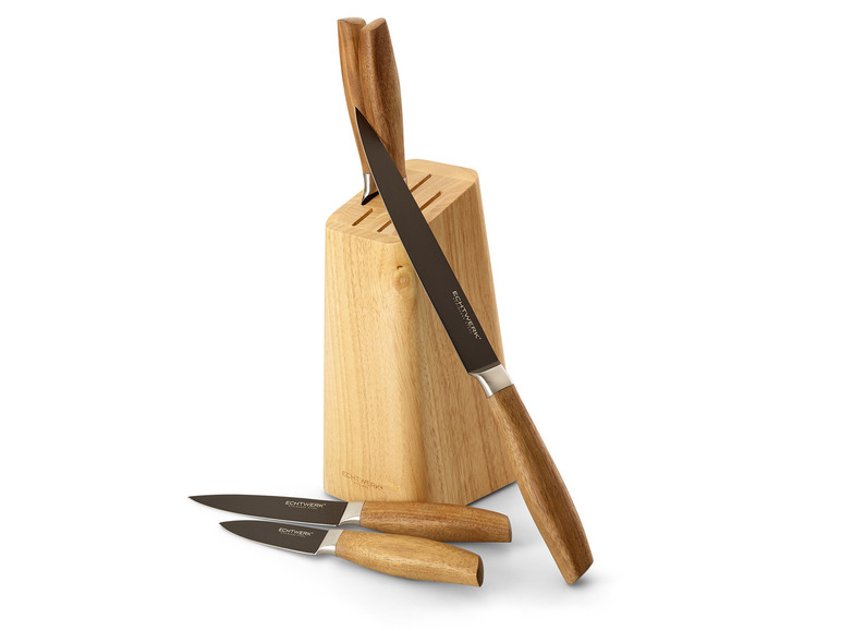 ECHTWERK Messerblock Set Classic - Black Edition, 6tlg 50% Rabatt für begrenzte Zeit