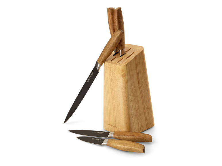 ECHTWERK Messerblock Set Classic - Black Edition, 6tlg 50% Rabatt für begrenzte Zeit