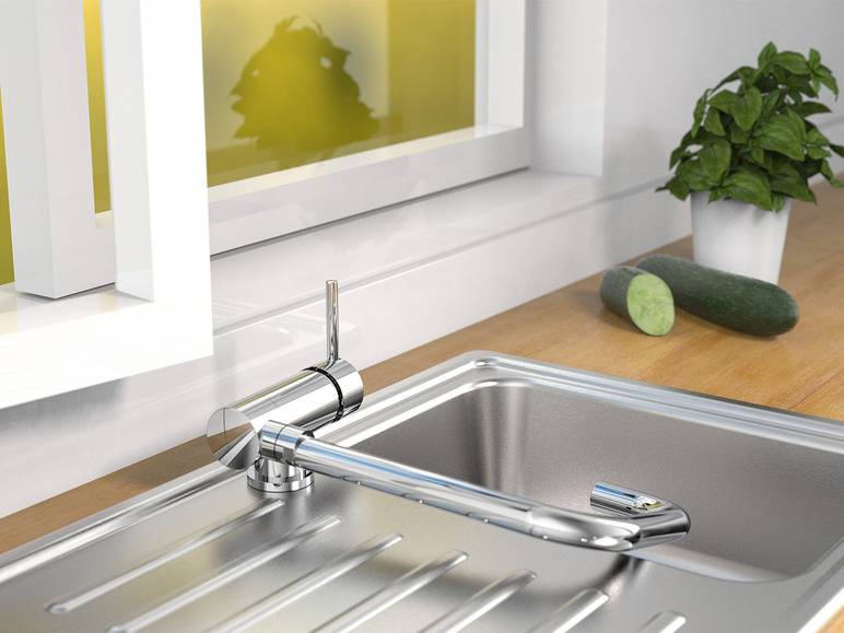 Eisl Küchenarmatur »FLEXO«, Wasserhahn Küche für Unterfenster-Montage im Angebot