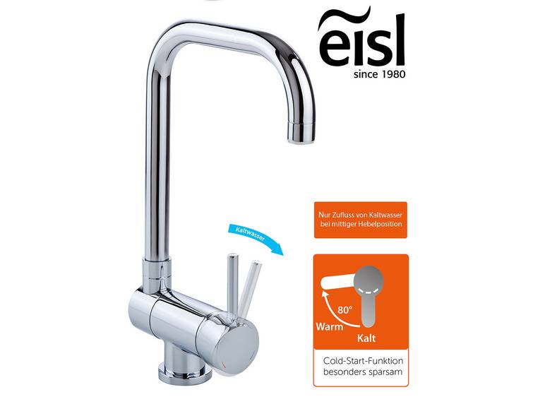 Eisl Küchenarmatur »FLEXO«, Wasserhahn Küche für Unterfenster-Montage im Angebot