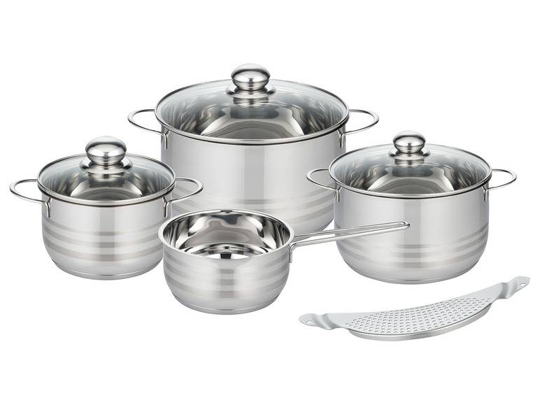 ELO Basic Topfset Brillant aus Edelstahl, 8-tlg Versandkostenfrei