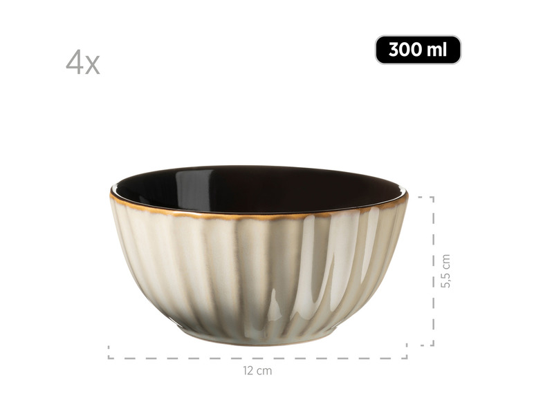 MÄSER Frühstücksset »Confino«, 12-teilig, aus Keramik Begrenztes Angebot