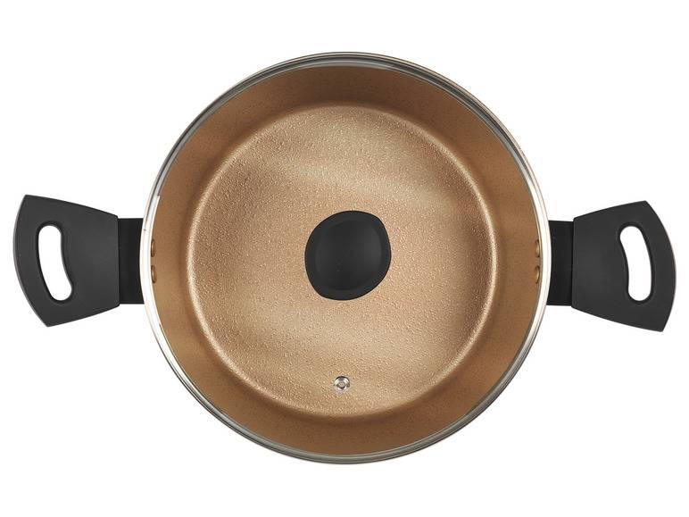 Russell Hobbs Aluminium Topf Opulence Collection Schwarz/Gold Exklusive Angebote