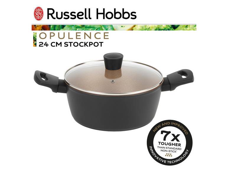 Russell Hobbs Aluminium Topf Opulence Collection Schwarz/Gold Exklusive Angebote