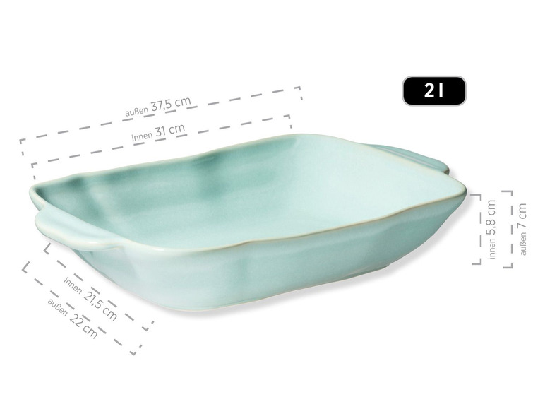 MÄSER Serie Vera, Auflaufformen mit Reaktivglasur Blitzangebot