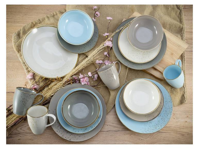 Creatable NATURE COLLECTION Skandinavien, Geschirrset Kombiservice 16 teilig Kauf eins, bekomm eins gratis