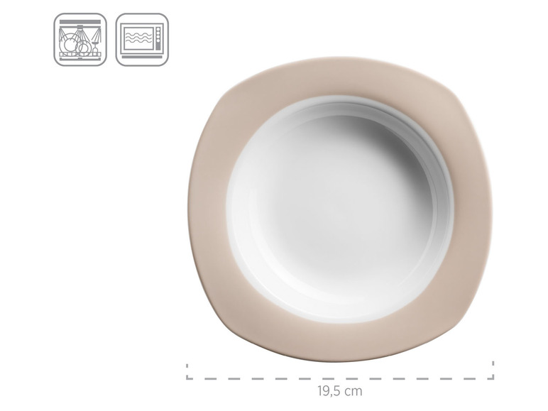 MÄSER Geschirr-Set »Nela«, beige/braun/weiß, 30-teilig JETZT KAUFEN