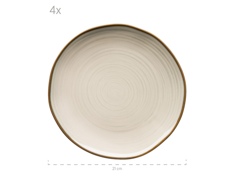 MÄSER Frühstücks-Set-Serie »Nottingham«, 12-teilig, Beige Im Verkauf