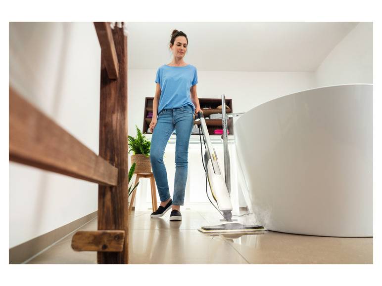 Kärcher Dampfreiniger »KST 2 Upright EasyFix«, mit Stoffbezügen Limitierter Zeitrabatt