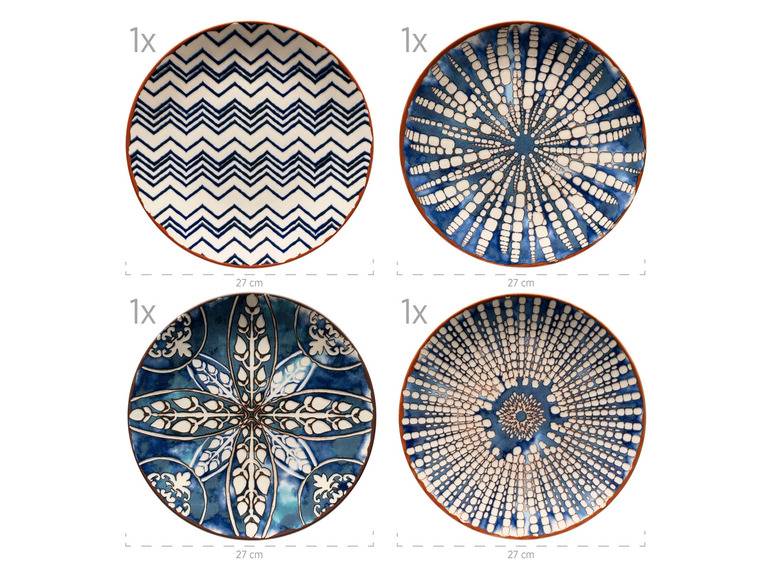 MÄSER Teller-Set »Iberico Blue«, 12-teilig, 4 Designs Vatertagsangebot