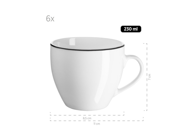 MÄSER Kaffeeservice »Enna«, 18-teilig Lagerräumung