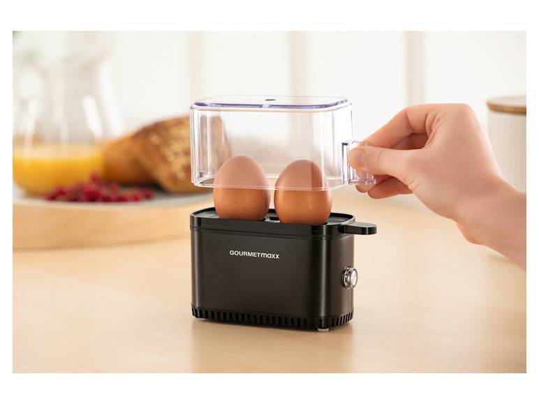 GOURMETmaxx Eierkocher Kompakt 2.0 250 W schwarz matt Saisonale Angebote