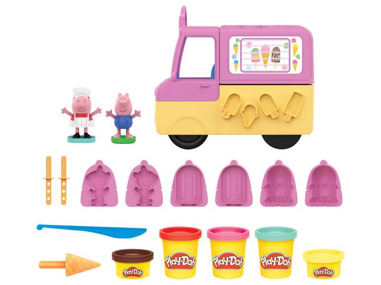 Play Doh Peppas Ice Cream Playset, mit 2 Figuren und 5 Dosen Spielknete Letzte 3 Tage