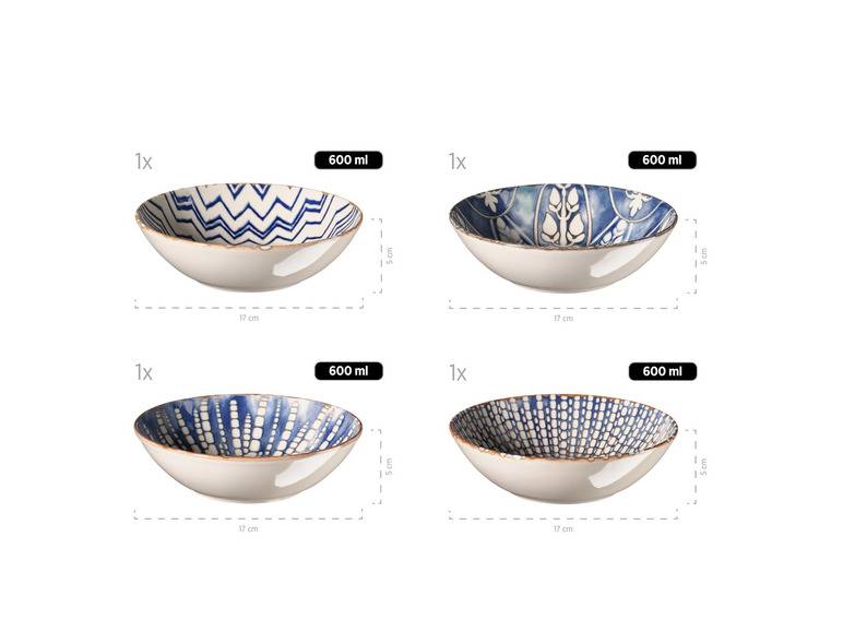 MÄSER Salat-Set »Iberico Blue«, 5-teilig, 4 Designs Schlussverkauf