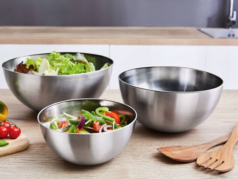 ERNESTO® Schüsselset, 3-teilig, platzsparend ineinander stapelbar Sonderangebot