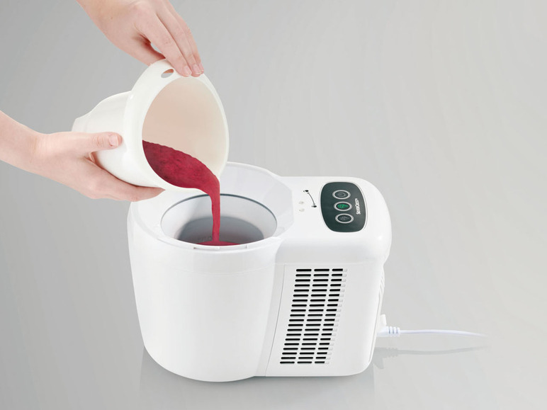 SILVERCREST® KITCHEN TOOLS Eismaschine »SEM 90 C3«, selbstkühlend Lagerräumung