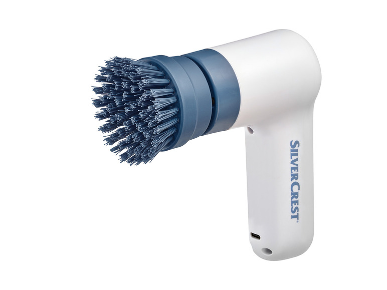 SILVERCREST® Elektrische Reinigungsbürste, 5-teilig, mit verschiedenen Aufsätzen Top Angebot